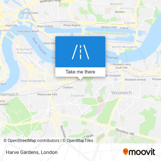 Harve Gardens map