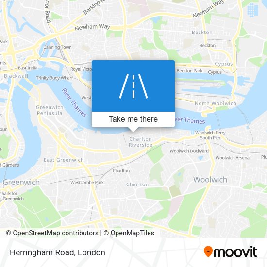 Herringham Road map