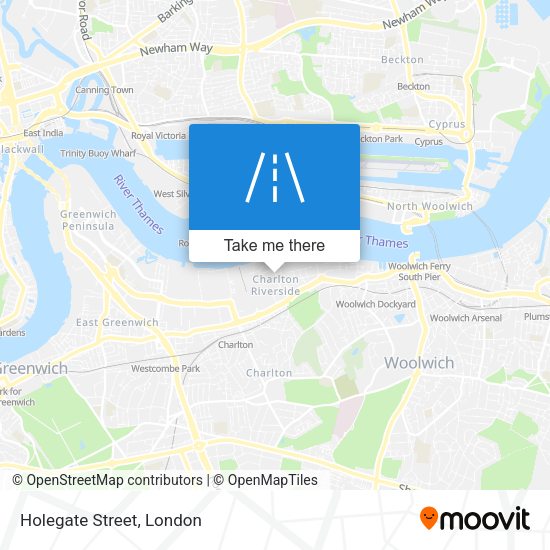 Holegate Street map