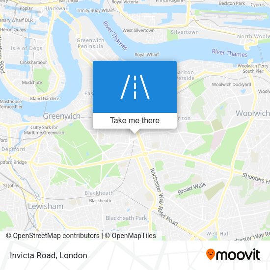 Invicta Road map