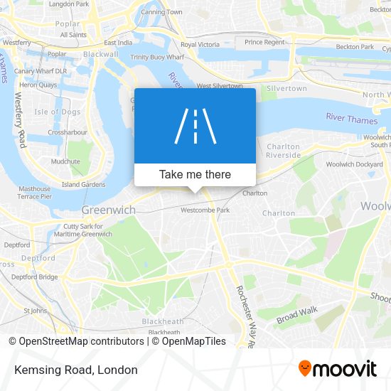 Kemsing Road map