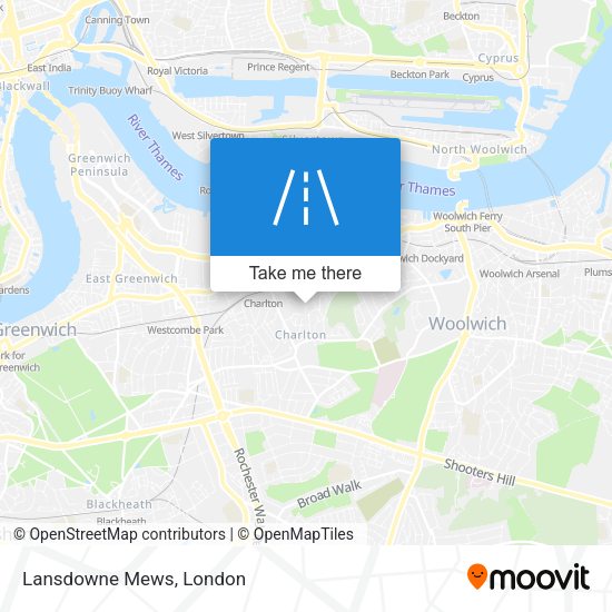 Lansdowne Mews map