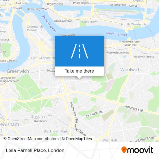 Leila Parnell Place map