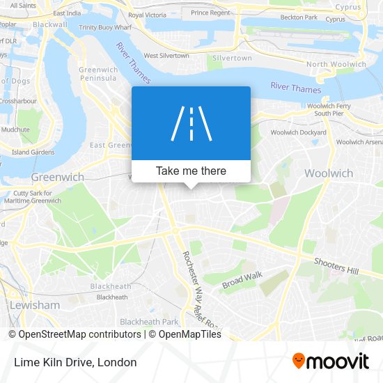 Lime Kiln Drive map