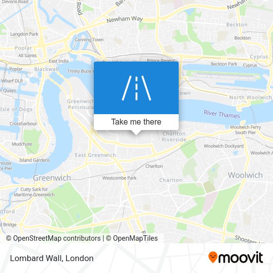 Lombard Wall map