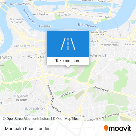Montcalm Road map