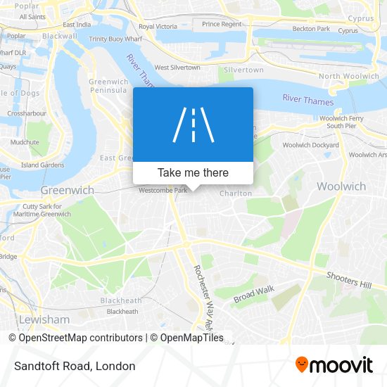 Sandtoft Road map