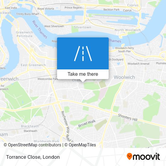 Torrance Close map