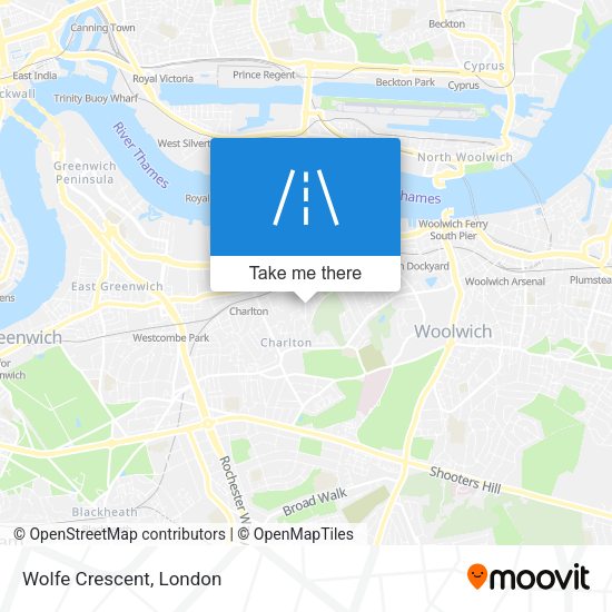 Wolfe Crescent map