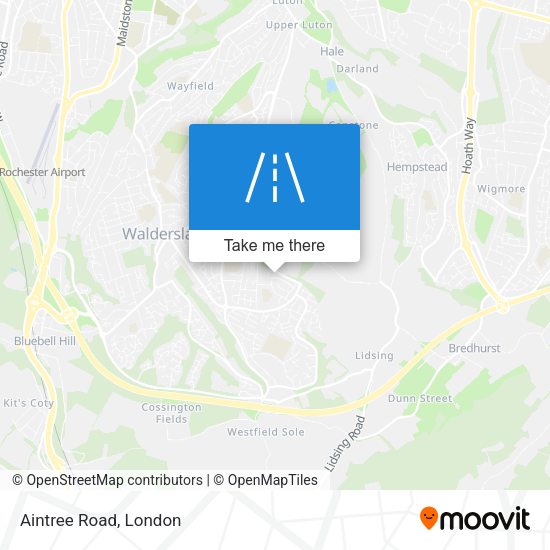 Aintree Road map