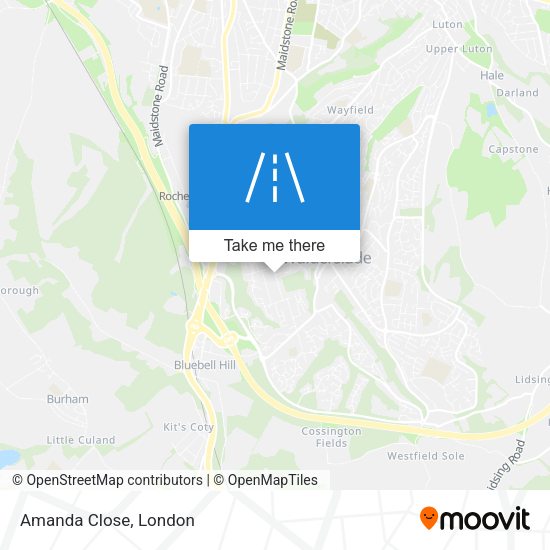 Amanda Close map