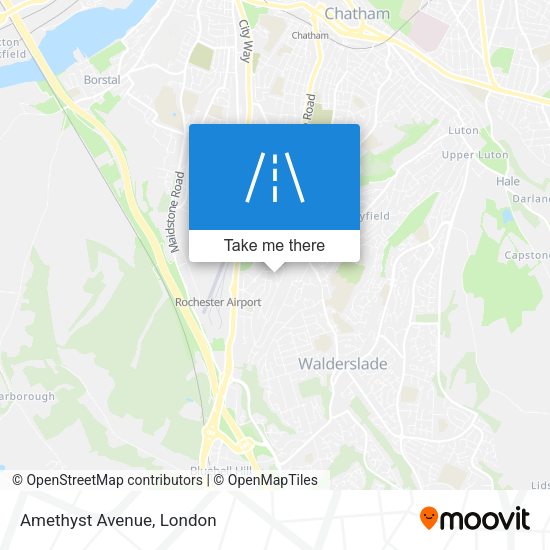 Amethyst Avenue map