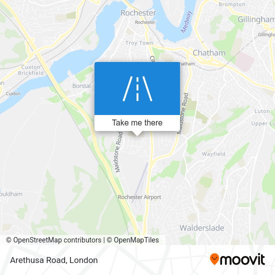 Arethusa Road map