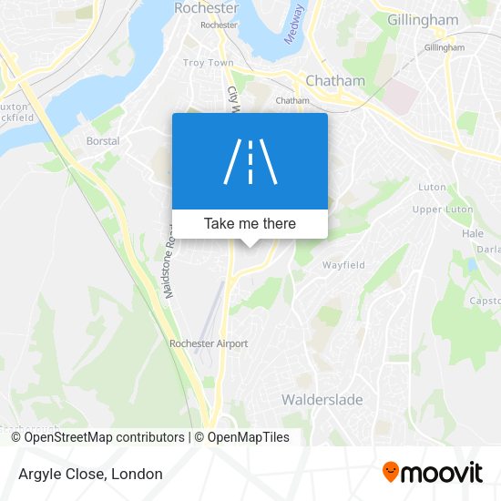 Argyle Close map