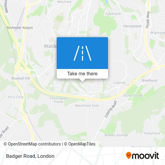 Badger Road map