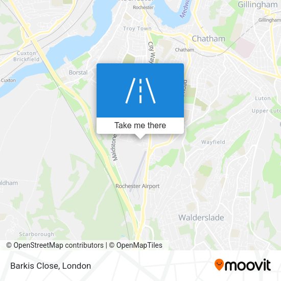 Barkis Close map
