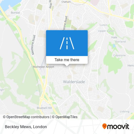 Beckley Mews map