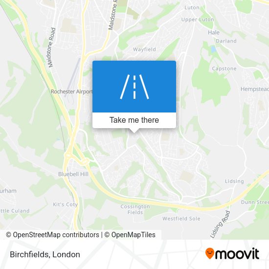 Birchfields map