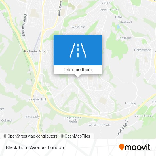 Blackthorn Avenue map