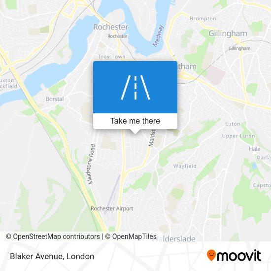 Blaker Avenue map