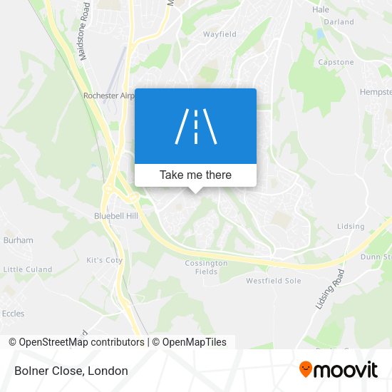 Bolner Close map