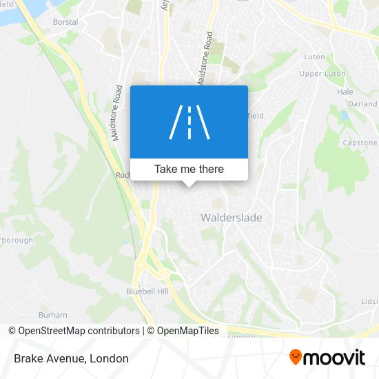 Brake Avenue map