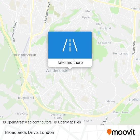 Broadlands Drive map