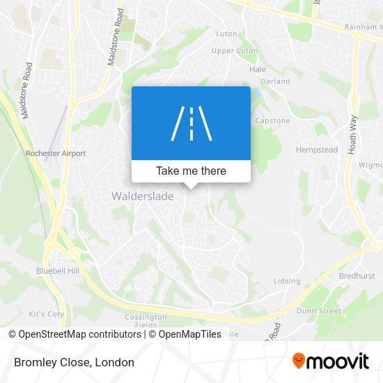 Bromley Close map