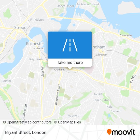 Bryant Street map