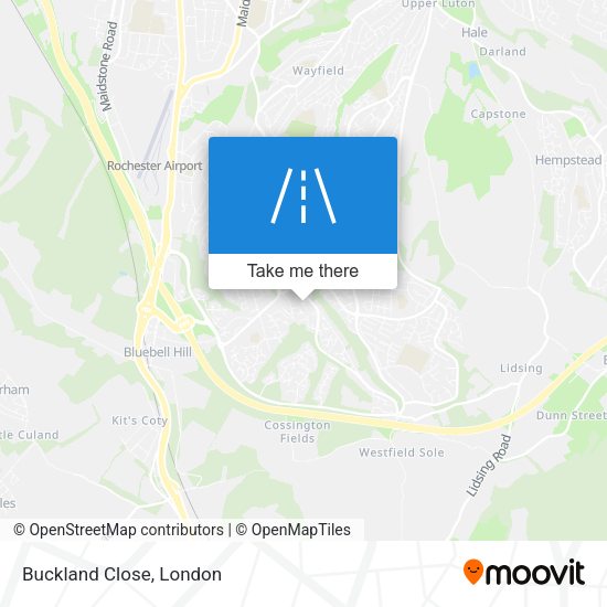Buckland Close map