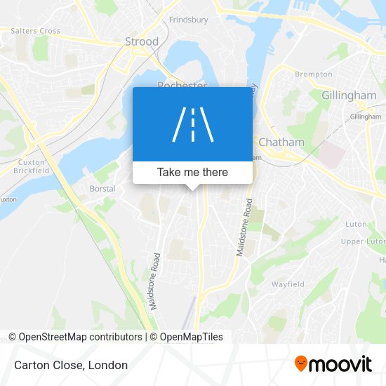 Carton Close map
