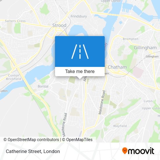 Catherine Street map