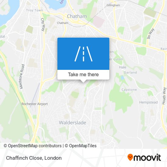 Chaffinch Close map