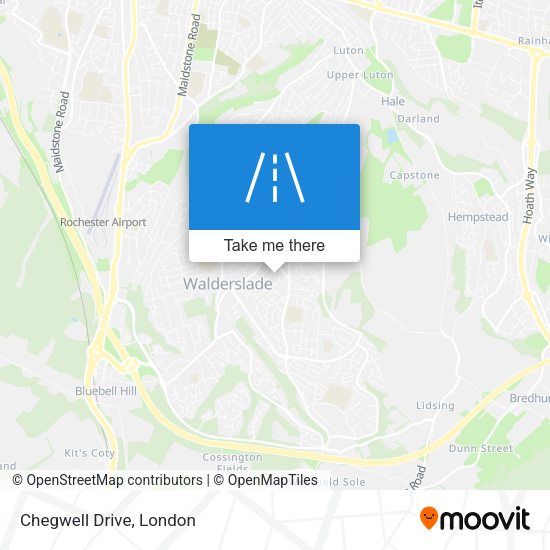 Chegwell Drive map