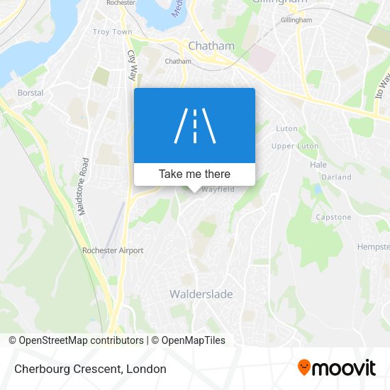Cherbourg Crescent map