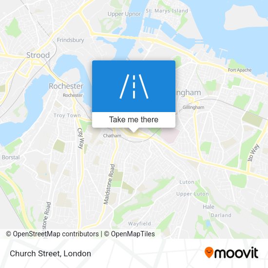 Church Street map