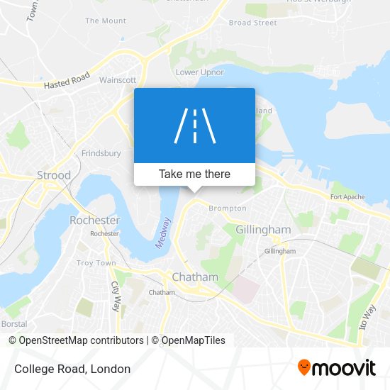 College Road map