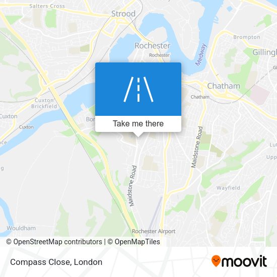 Compass Close map