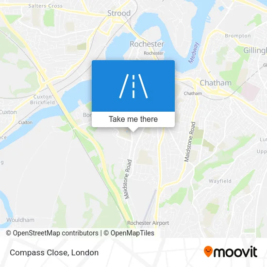 Compass Close map