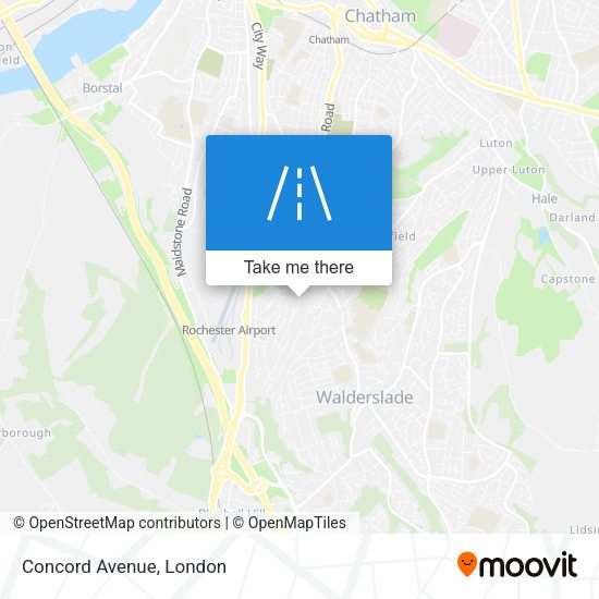 Concord Avenue map