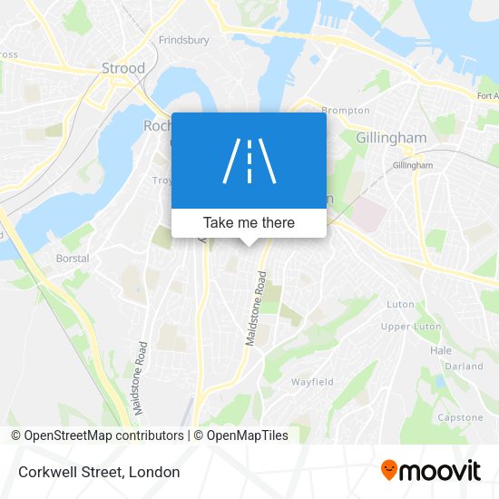 Corkwell Street map