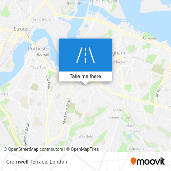 Cromwell Terrace map