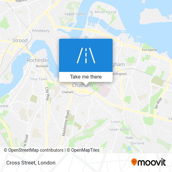 Cross Street map