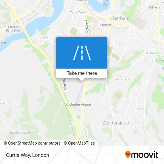 Curtis Way map