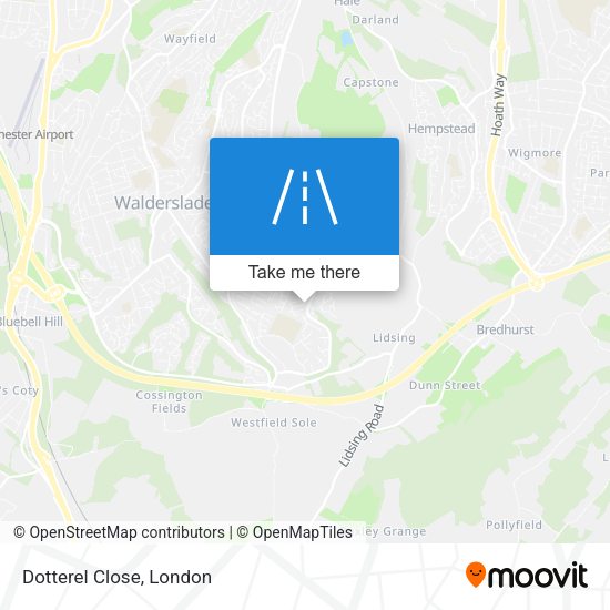 Dotterel Close map