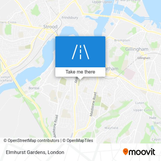 Elmhurst Gardens map