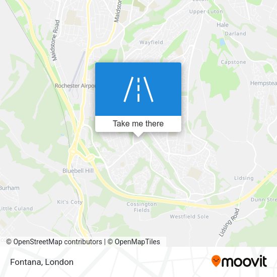 Fontana map