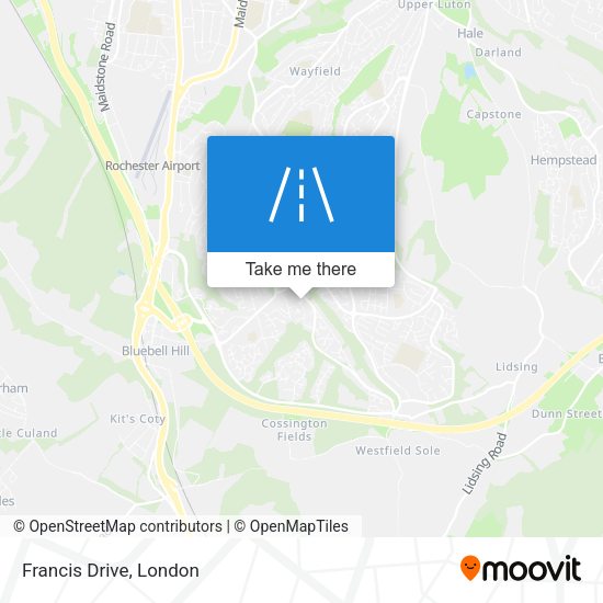 Francis Drive map