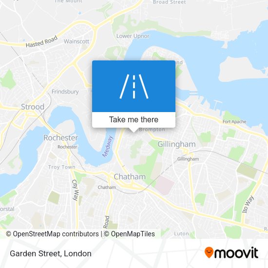 Garden Street map
