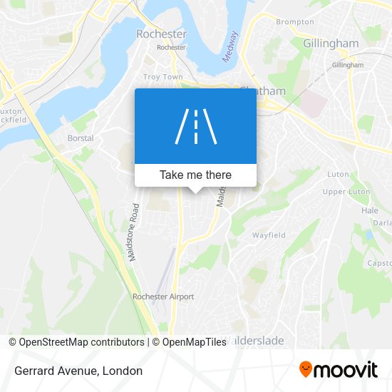 Gerrard Avenue map